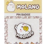 Molang Pin Badge Molang & Piu Piu Logo