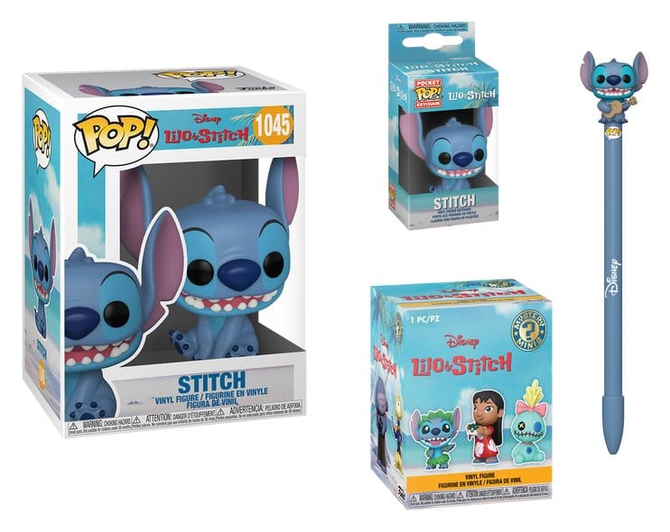 x_fk95396 Lilo & Stitch POP! Vinyl Figure 4-Pack Stitch Black Friday Bundle 9 cm - immagine 1