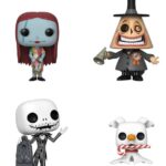 The Nightmare Before Christmas POP! Disney Vinyl Figures 4-Pack Black Friday Bundle 9 cm