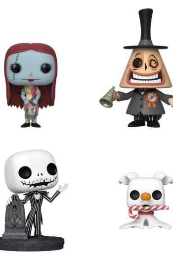 The Nightmare Before Christmas POP! Disney Vinyl Figures 4-Pack Black Friday Bundle 9 cm