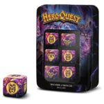 HeroQuest Resin D6 Dice Set Wizards of Morcar (6)