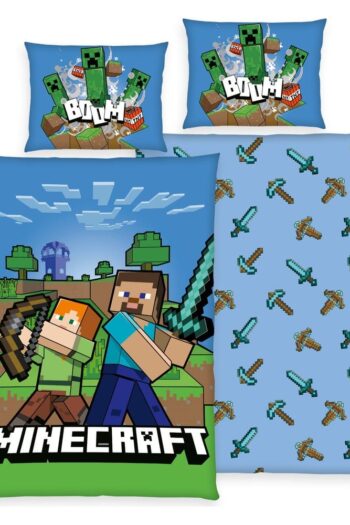 Minecraft Bed Linen Boom 135 x 200 cm