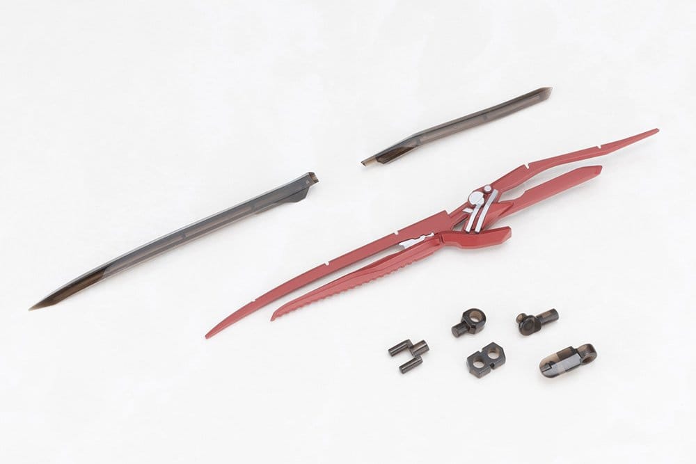x_ktoge015 Kotobukiya M.S.G. Model Kit Accessory Set Virtuous Style 15 Silhouette Sword Deep Red Ver. 14 cm - immagine 1