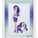 My Little Pony Chara Fine Graph Art Print Bishoujo Rarity 43 cm