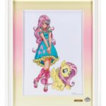 My Little Pony Chara Fine Graph Art Print Bishoujo Fluttershy 43 cm