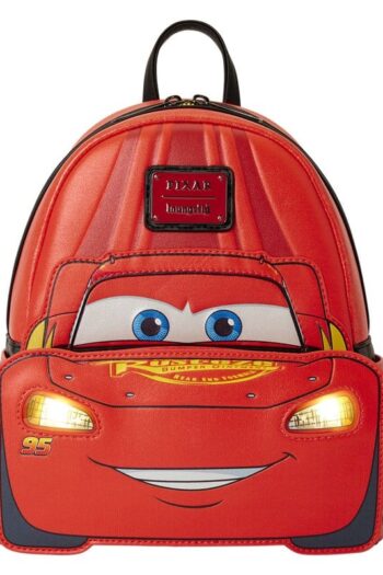 Cars by Loungefly Mini Backpack 20th Anniversary Lightning McQueen Metallic LightUp