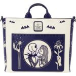 The Nightmare Before Christmas by Loungefly Backpack and Tote Bag Jack Skellington & Sally Night Sky