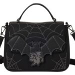 Mickey & Minnie by Loungefly Crossbody Spiderweb and Bats