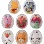 Digimon Adventure Mega Egg Figure Mini Figures Good Night Digicolle! 8 cm Blind Box Display (8)