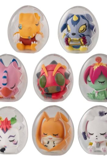 Digimon Adventure Mega Egg Figure Mini Figures Good Night Digicolle! 8 cm Blind Box Display (8)