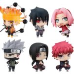 Naruto Shippuden ChimiMega Series Mini Figures Mascot Collection 1 6 cm Blind Box Display (6)