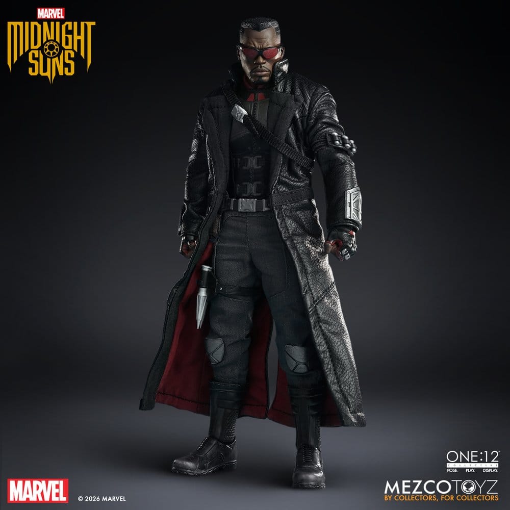 x_mez76883 Marvel Comics One:12 Collective Action Figure 1/12 Blade 17 cm - immagine 1