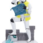 Original Stormtrooper Figure Hit a Brick Wall 18 cm