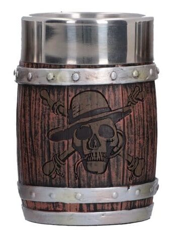 One Piece Shot Glass Set Barrel 8 cm