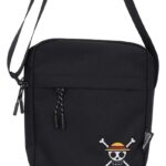 One Piece Crossbody Bag Luffy Jolly Roger (Black) 23 cm