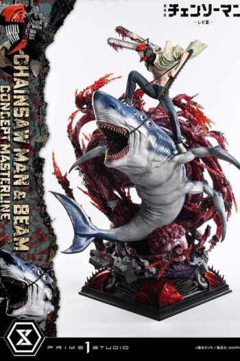 Chainsaw Man Concept Masterline Series Statue 1/6 Chainsaw Man & Beam Bonus Version 73 cm