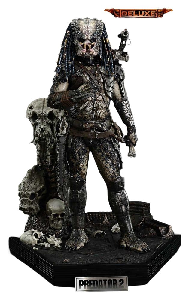 x_p1smmpr-08dx Predator 2 (Film) Museum Masterline Statue 1/3 Elder Predator Deluxe Version 94 cm - immagine 1