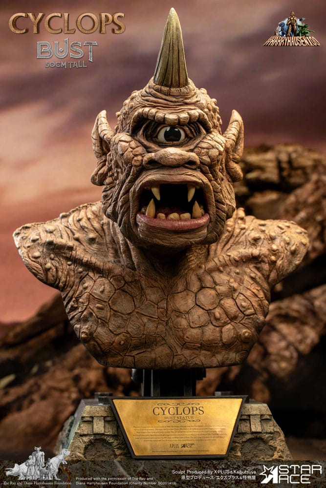 x_stacsa7002 The 7th Voyage of Sinbad Bust Ray Harryhausens Cyclops 50 cm - immagine 1