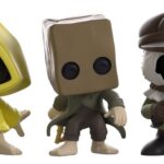Little Nightmares II Minitooz 3-Pack Mono, Six & Hunter 7 cm