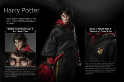 Harry Potter and the Goblet of Fire - Harry Potter 1/6 Collectible Figure by Inart - immagine 23