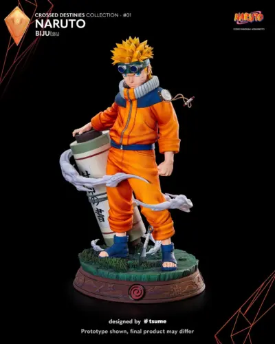 Naruto + Sasuke Bijutsu 1/4 Tsume Statue - immagine 6