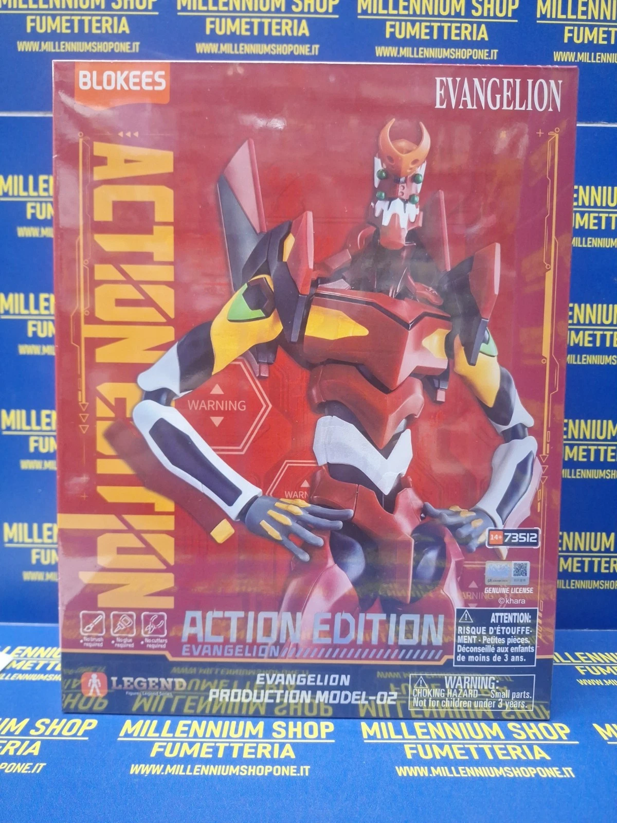 s-l1600 (9) Neon Genesis Evangelion Proto Type 02 Action Ed Model Kit by Blokees - immagine 1
