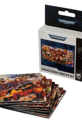 Warhammer 40,000 Coaster Set Blood Angels Armageddon 15 cm
