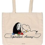 Spirited Away Tote Bag Embroidery Canvas No Face knitting