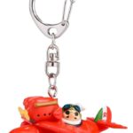 Porco Rosso Keychain Porco Rosso and Savoia