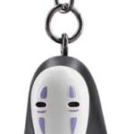 Spirited Away 3D Keychain No Face with gold dust