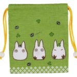 My Neighbor Totoro Cloth Bag Small Totoro Green