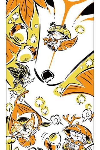 Okami 20th Anniversary Reprint Art Project Tapestry Autumn 74 x 28 x 2 cm