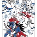 Okami 20th Anniversary Reprint Art Project Tapestry Winter 74 x 28 x 2 cm