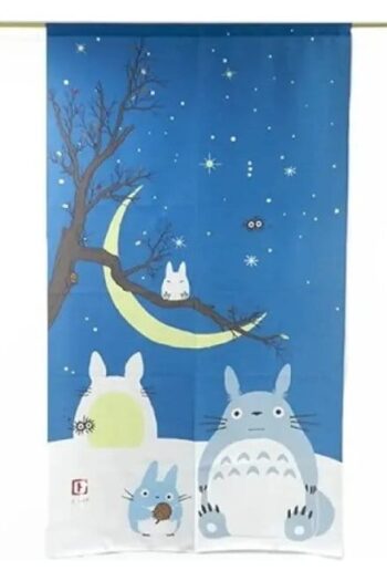My Neighbor Totoro Noren Curtains Totoro & snowman