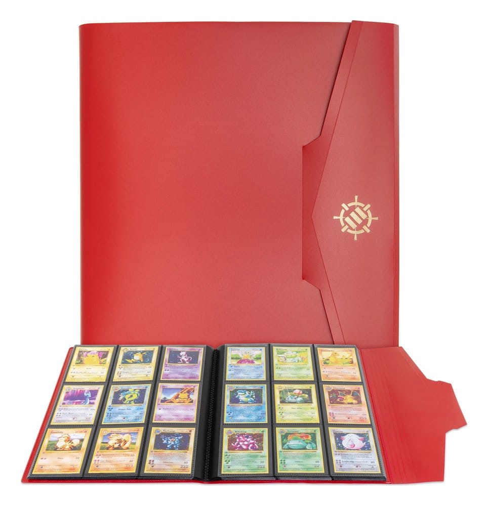 x_enttcpa100rdew Enhance Binder 9 Pocket Card Binder Red 30 x 25 x 3 cm - immagine 1