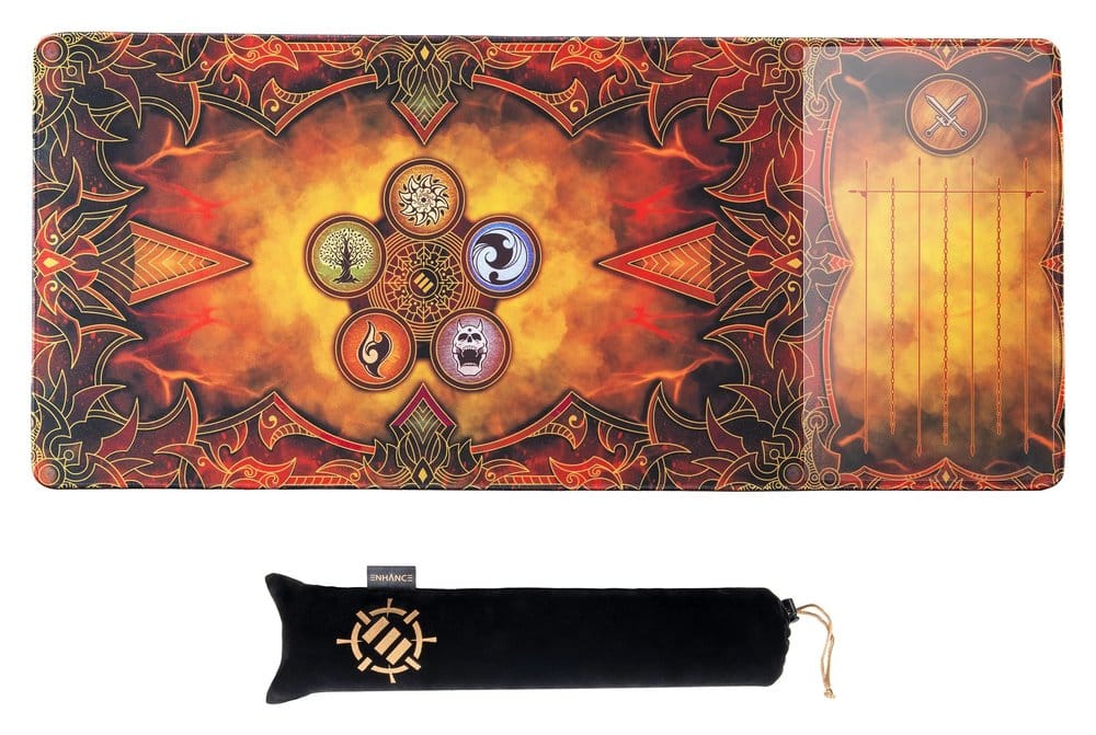 x_enttpcd200ogew Enhance Tabletop Playmat Deluxe Edition with Duel Tracker 81 x 36 cm - immagine 1