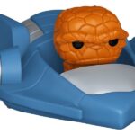 AVD Bitty POP! Rides Vinyl Figure The Thing and Fantastic Four Jumpjet 2 cm