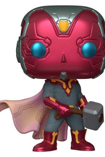Marvel POP! Comics Vinyl Figure Vision with Mjolnir 9 cm
