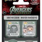 Marvel Bitty POP! Mini Figures 2-Pack Doctor Doom & Mister Fantastic 2 cm