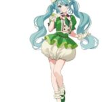 Hatsune Miku x Tirol Choco Collaboration PVC Figure Matcha Mochi Ver. 19 cm