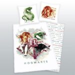 Harry Potter Bed Linen Hogwarts Gryffindor & Slytherin 135 x 200 cm