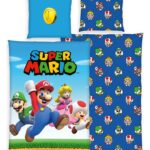 Super Mario Bed Linen Super Mario (Mario, Luigi, Peach, Toad) 135 x 200 cm