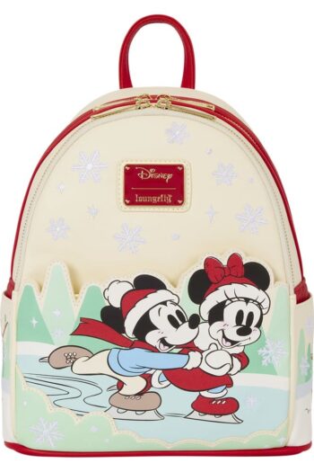 Mickey & Friends by Loungefly Mini Backpack with Headband Holder Ice Skating