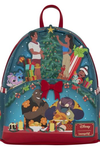 Lilo & Stitch by Loungefly Mini Backpack Holiday Celebration