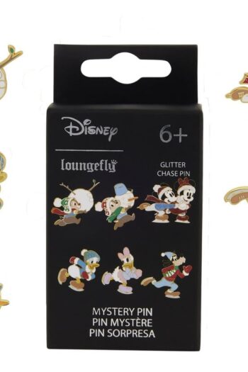 Mickey & Friends by Loungefly Enamel Pins Winter Activities Blind Display (12)