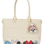 Mickey & Minnie by Loungefly Canvas Tote Bag Puff Quilt