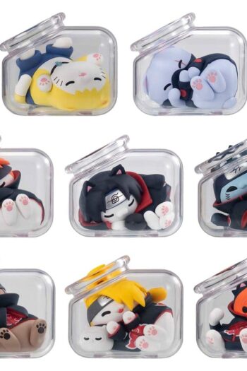 Naruto Shippuden Mega Cat Project Mini Figures Good Night Nyaruto! Gathering Akatsuki Edition Vol. 2 6 cm Blind Box Display (8)
