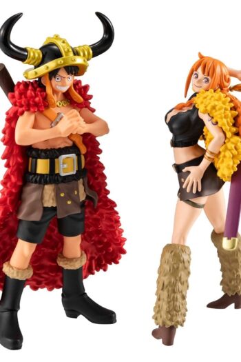 One Piece WALLSTAR PVC Figures 2-Pack Monkey D. Luffy & Nami Ver. Elbaph 11 cm (with gift)