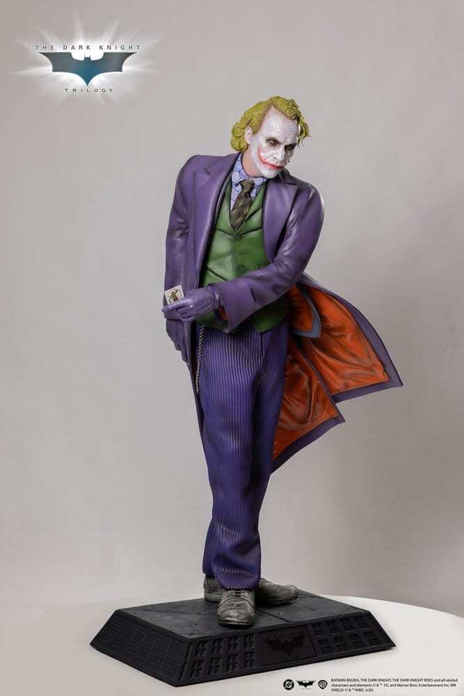 x_mm-jok-bdk-1 Batman The Dark Knight Life-Size Statue Joker 200 cm - immagine 1