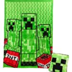 Minecraft Cushion Blanket Creeper 2-in-1 Foldable 150 cm